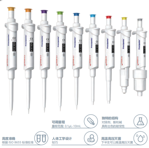 1000-5000μl 單道可調量程移液器Preci5K